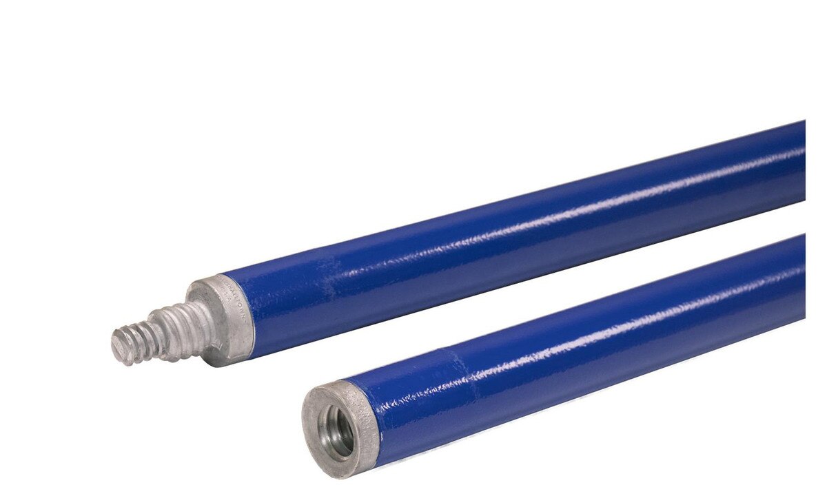 5' Threaded Magnesium Handle Section 1 3/4"Diam