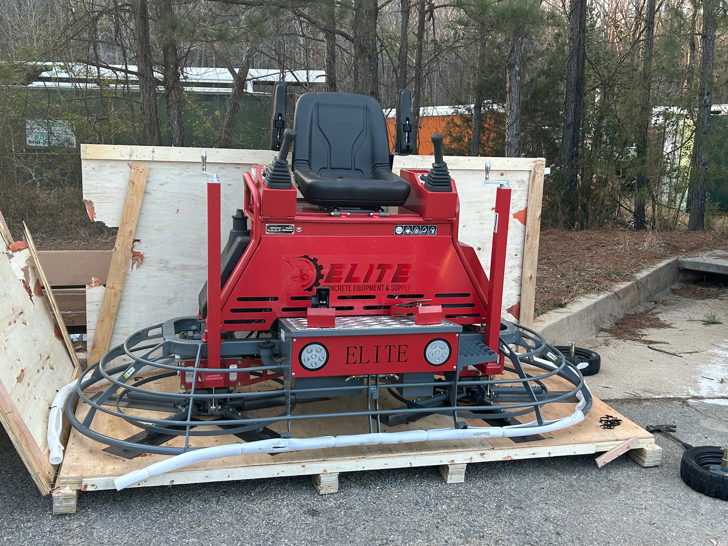 8 ft Ride-On Power Trowel